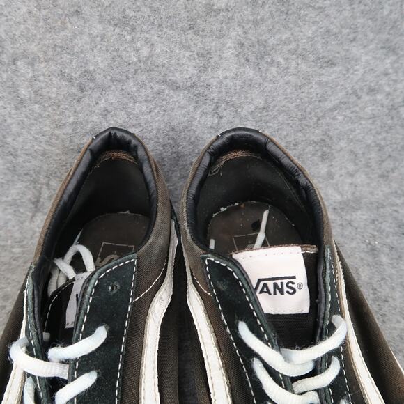 Vans Shoes Womens 8 Sneakers Old Skool Skate Casual Low Canvas Suede Black - Picture 3 of 13